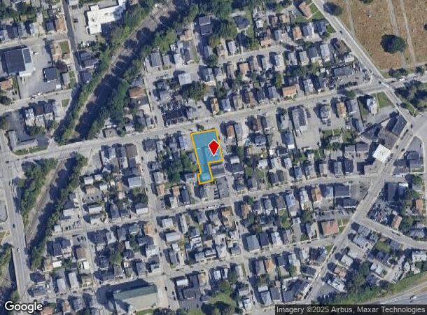  156 Mineral Spring Ave, Pawtucket, RI Parcel Map