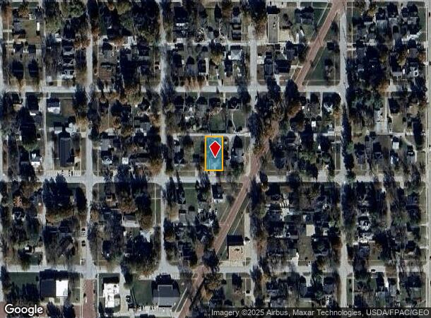  1210 17Th St, Auburn, NE Parcel Map