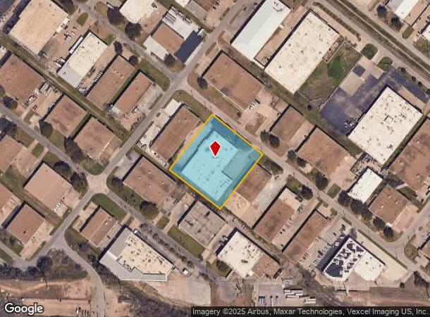 8717 Directors Row, Dallas, TX Parcel Map