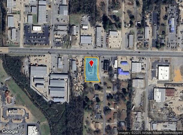 1345 E Oak St, Conway, AR Parcel Map