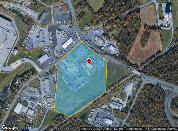 16921 Halfway Blvd, Hagerstown, MD Parcel Map