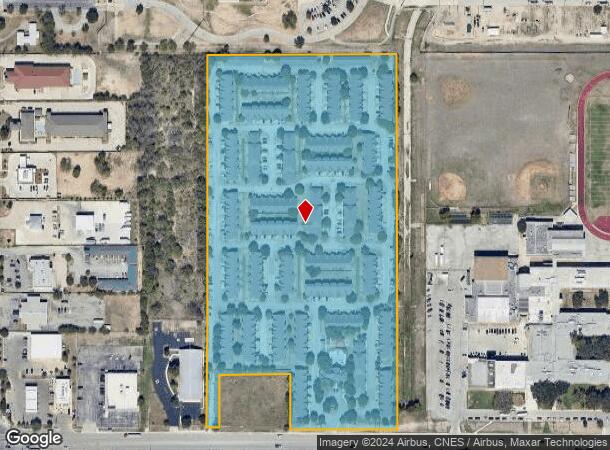  4611 E Houston St, San Antonio, TX Parcel Map