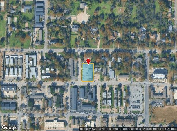 2220 W Hickory St, Denton, TX Parcel Map