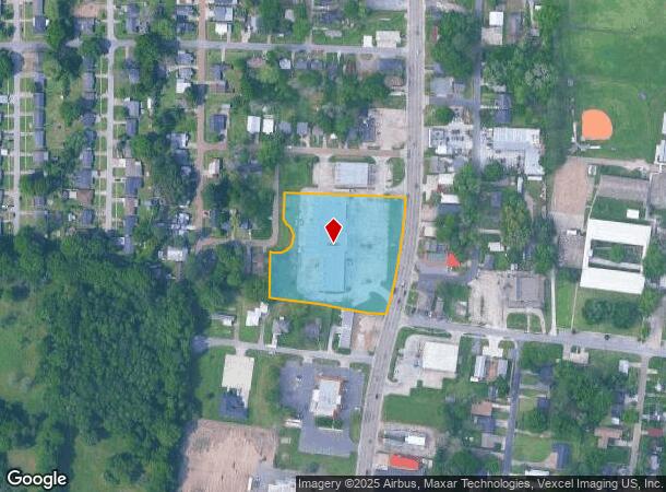 2001 Moss St, Lafayette, LA Parcel Map