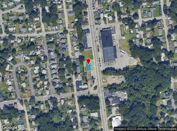  1889 Elmwood Ave, Warwick, RI Parcel Map