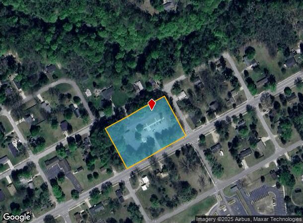157 W Barton St, Newaygo, MI Parcel Map