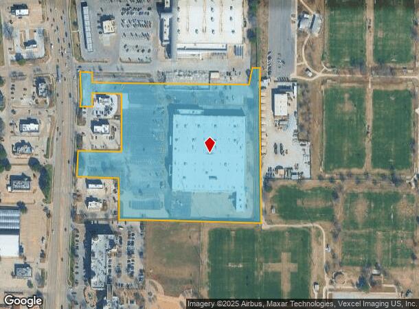  4901 S Cooper St, Arlington, TX Parcel Map