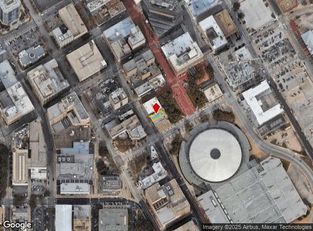 909 Houston St, Fort Worth, TX Parcel Map