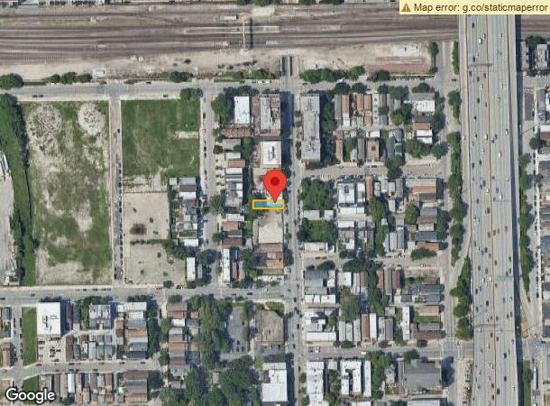  1706 S Halsted St, Chicago, IL Parcel Map