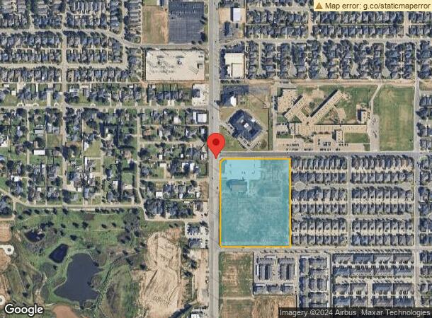  10805 Indiana Ave, Lubbock, TX Parcel Map