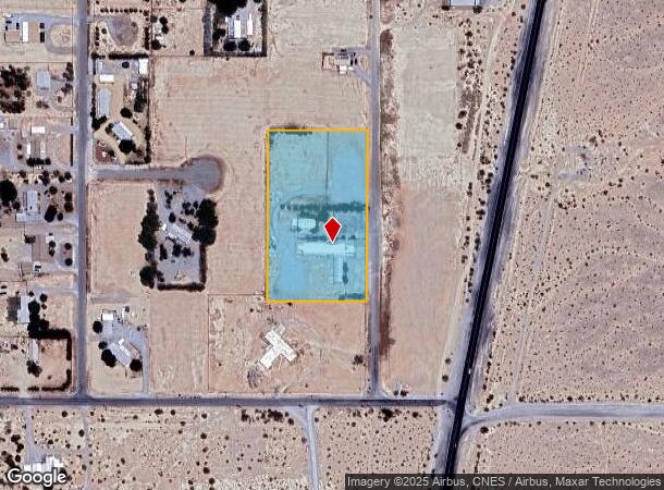  2580 Paddock Ave, Pahrump, NV Parcel Map