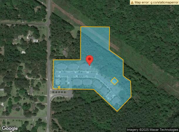  1214 Hall Rd, Thomasville, GA Parcel Map