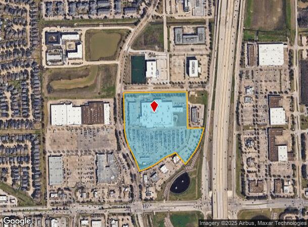  2805 Business Center Dr, Pearland, TX Parcel Map