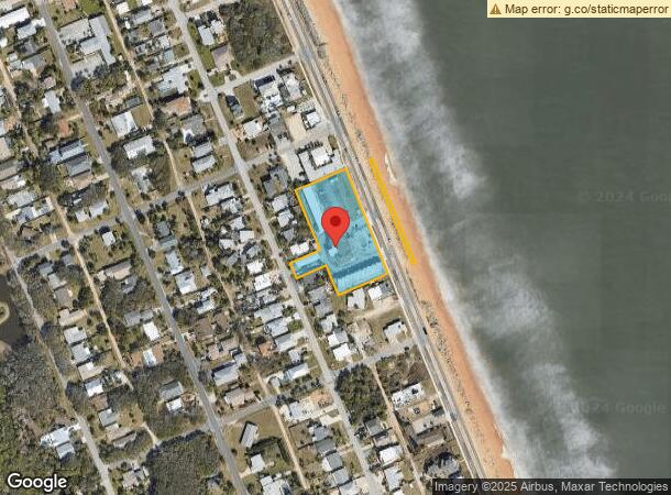  1224 S Ocean Shore Blvd, Flagler Beach, FL Parcel Map