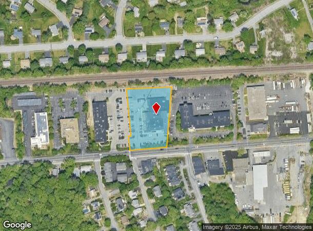 213 W Central St, Natick, MA Parcel Map