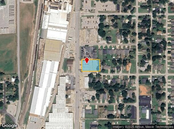  701 N Mission St, Sapulpa, OK Parcel Map