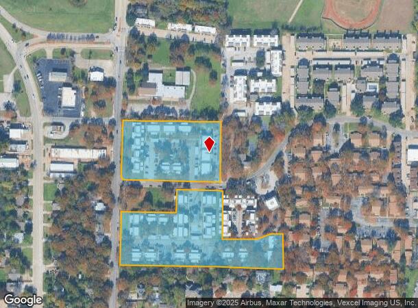 2700 N Locust St, Denton, TX Parcel Map