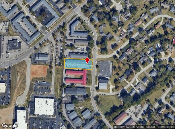  1624 Jennifer Rd, Lexington, KY Parcel Map