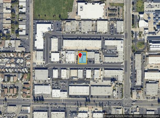  1353 E Borchard Ave, Santa Ana, CA Parcel Map