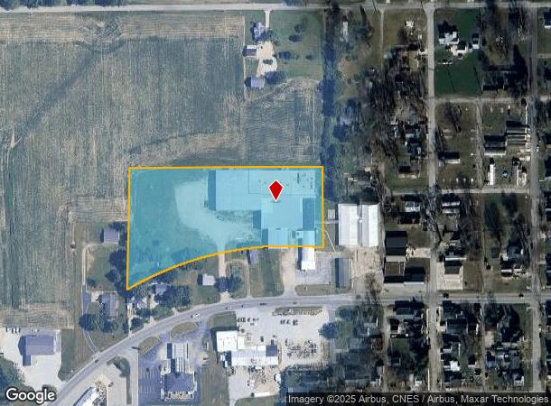 500 W Walnut St, Albany, IN Parcel Map