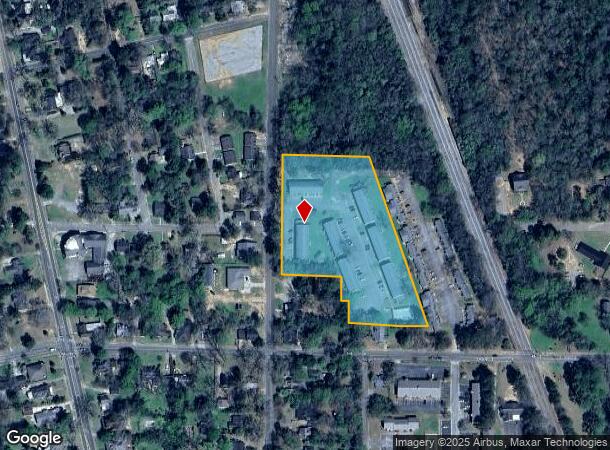 1034 Elm Ave, Americus, GA Parcel Map