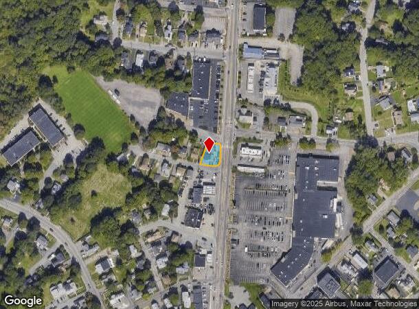  627 Washington St, Stoughton, MA Parcel Map