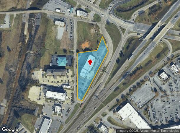 100 N Frontage Rd, Meridian, MS Parcel Map