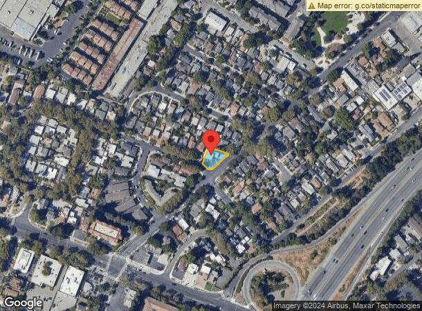  1102 Sherwood Ave, San Jose, CA Parcel Map