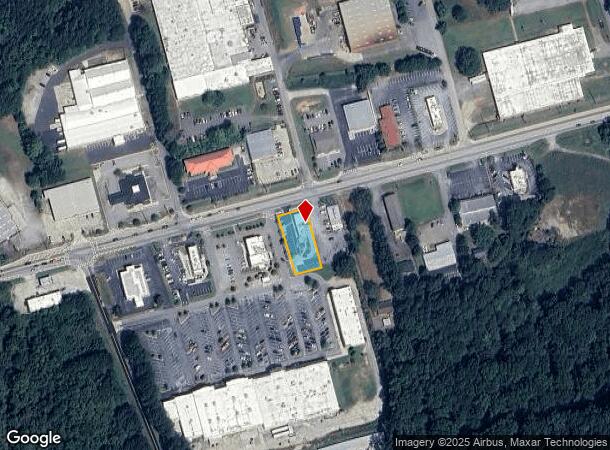  1117 W Spring St, Monroe, GA Parcel Map