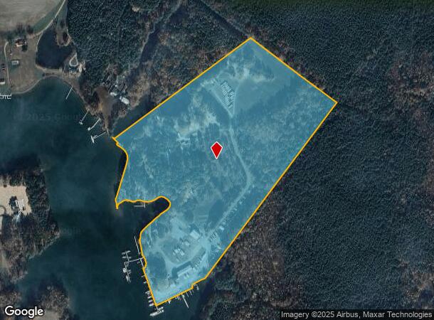 46555 Dennis Point Way, Drayden, MD Parcel Map