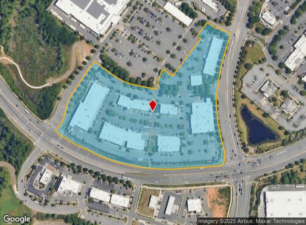  9711 Northlake Centre Pky, Charlotte, NC Parcel Map