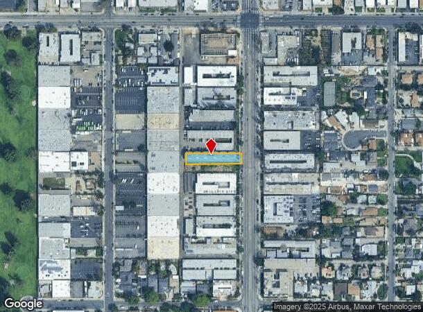 6709 Woodley Ave, Van Nuys, CA Parcel Map