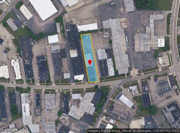 347 Leo St, Dayton, OH Parcel Map