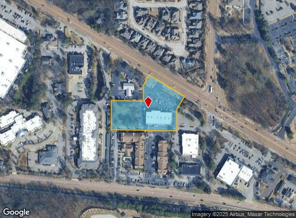  9309 Poplar Ave, Germantown, TN Parcel Map