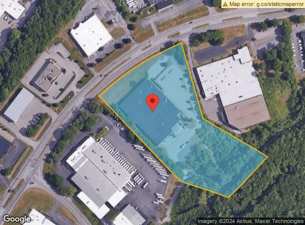  605 Myles Standish Blvd, Taunton, MA Parcel Map