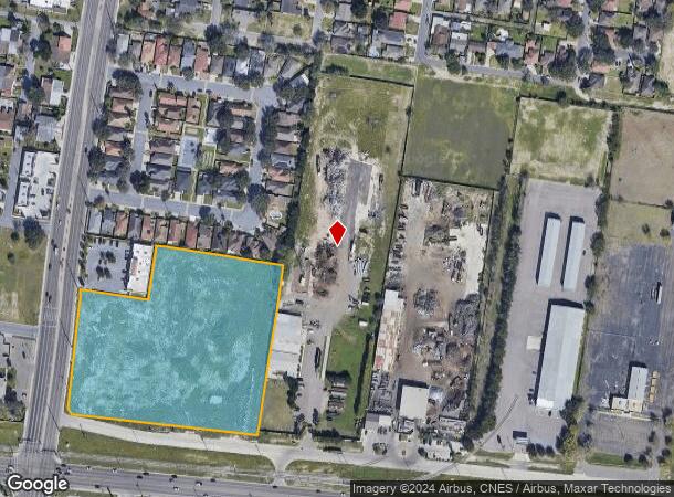  3420 Ash Ave, Mcallen, TX Parcel Map