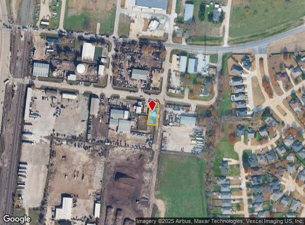  204 E 4Th St, Justin, TX Parcel Map