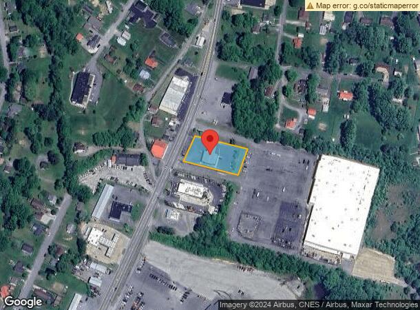  1554 Main St E, Oak Hill, WV Parcel Map