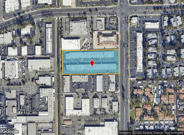 2500 S Fairview St, Santa Ana, CA Parcel Map