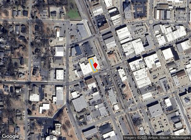 1308 Oak St, Conway, AR Parcel Map