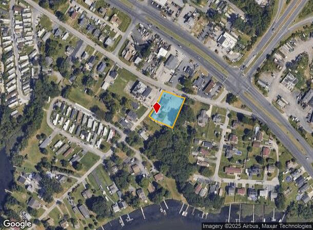 3811 N North Point Rd, Dundalk, MD Parcel Map