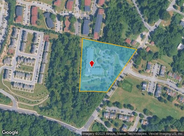  6001 Fisher Rd, Temple Hills, MD Parcel Map