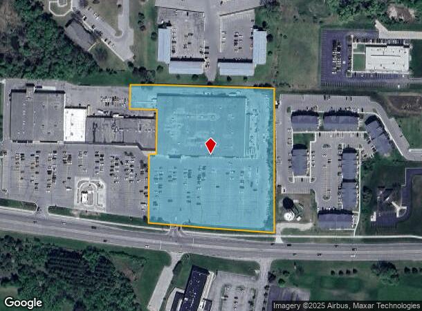 1250 Perry Ave, Big Rapids, MI Parcel Map