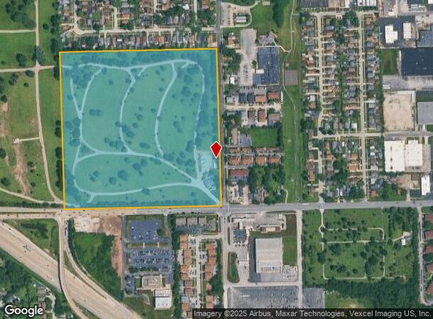  4400 W 127Th St, Alsip, IL Parcel Map