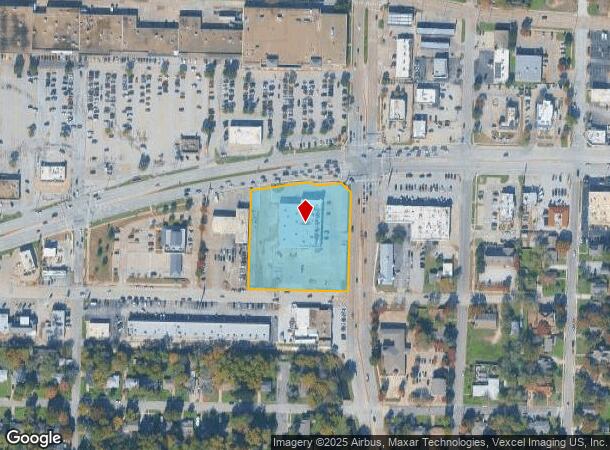 501 W University Dr, Denton, TX Parcel Map