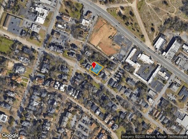 1071 Walnut St, Macon, GA Parcel Map