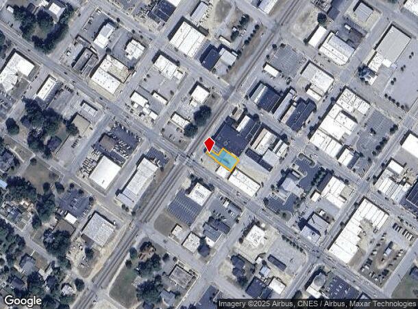  123 S Railroad Ave, Dunn, NC Parcel Map