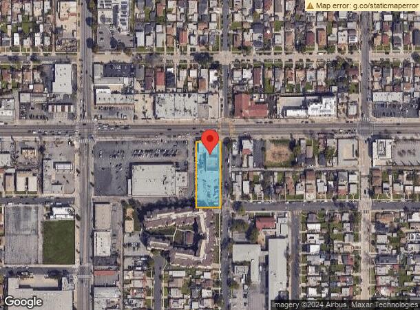  1704 W Manchester Ave, Los Angeles, CA Parcel Map