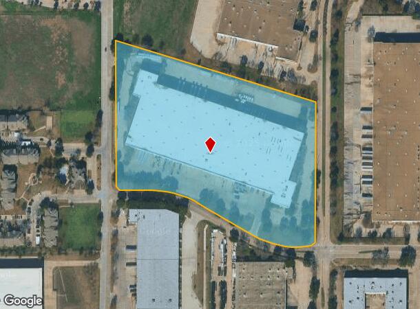 8801 Autobahn Dr, Dallas, TX Parcel Map