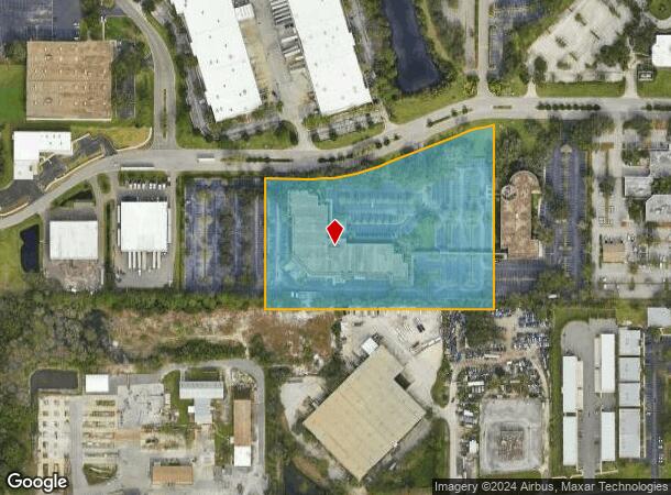  3611 Queen Palm Dr, Tampa, FL Parcel Map